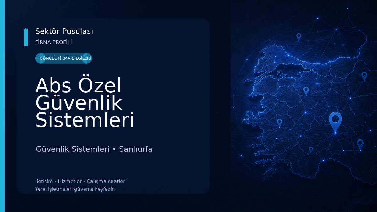 Abs Özel Güvenlik Sistemleri Güvenlik Sistemleri