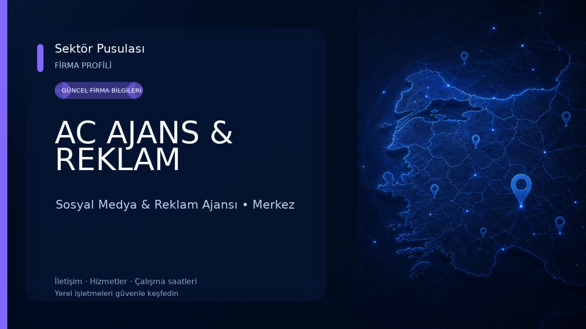 AC AJANS & REKLAM Sosyal Medya & Reklam Ajansı