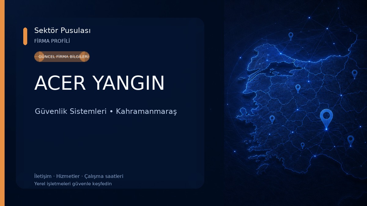 ACER YANGIN Güvenlik Sistemleri