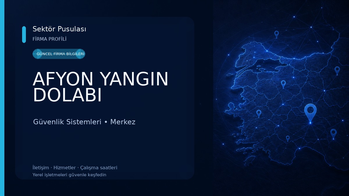 AFYON YANGIN DOLABI Güvenlik Sistemleri