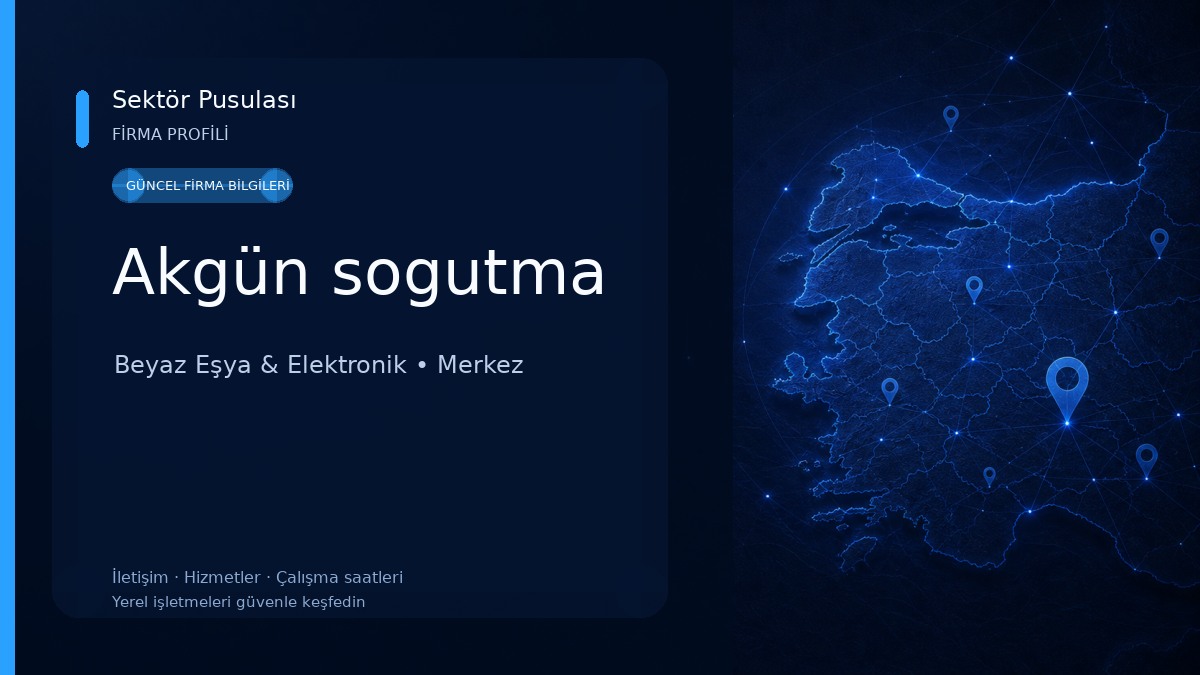 Akgün sogutma Beyaz Eşya & Elektronik