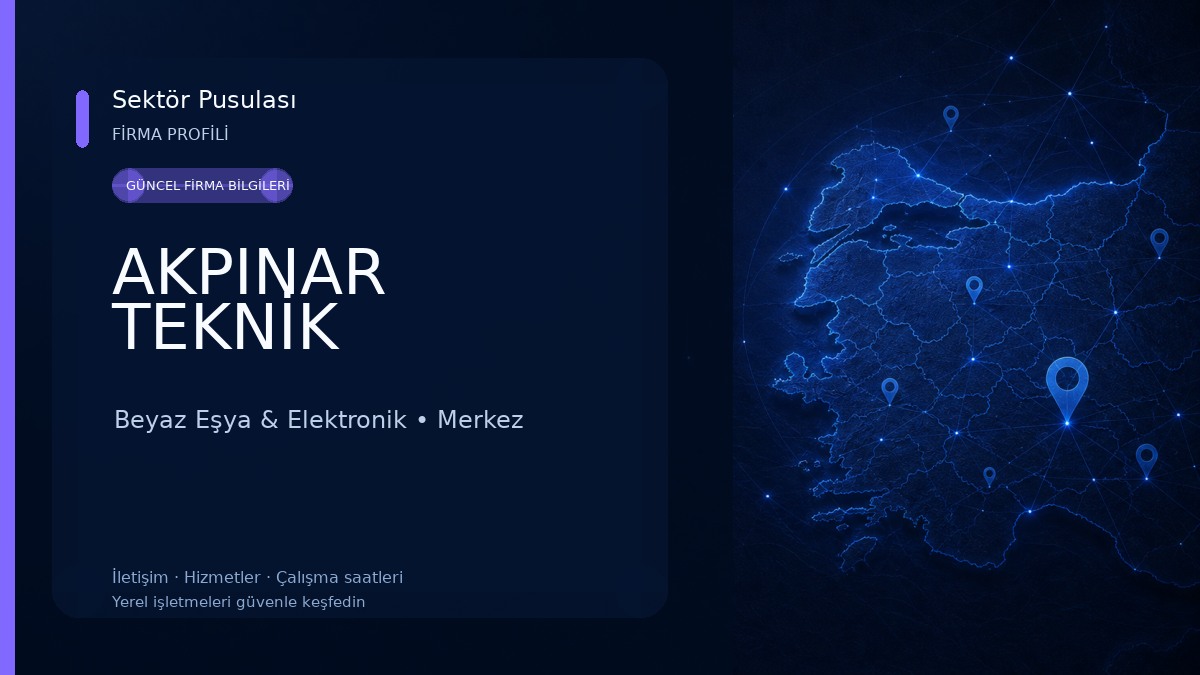 AKPINAR TEKNİK Beyaz Eşya & Elektronik
