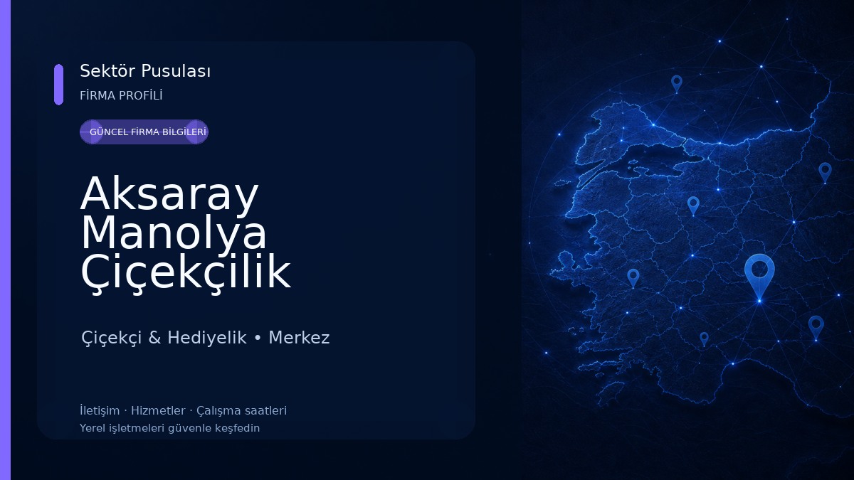 Aksaray Manolya Çiçekçilik Çiçekçi & Hediyelik
