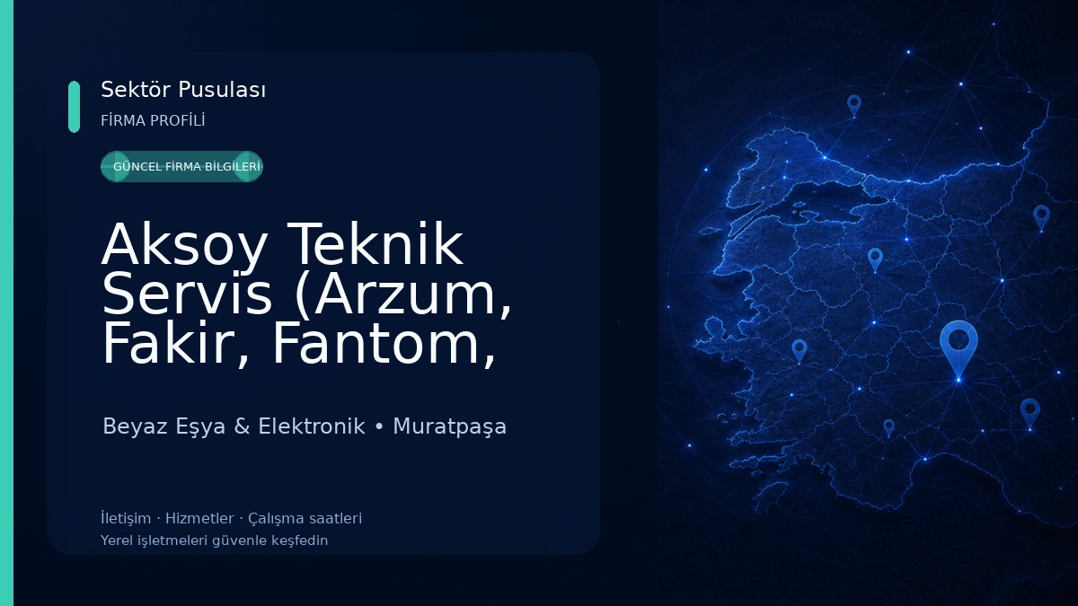 Aksoy Teknik Servis (Arzum, Fakir, Fantom, Ufo, Stilevs, DeLonghi, Karaca, Braun Yetkili Servis) Beyaz Eşya & Elektronik