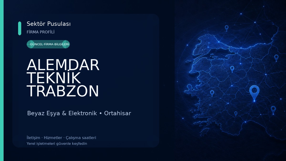 ALEMDAR TEKNİK TRABZON Beyaz Eşya & Elektronik
