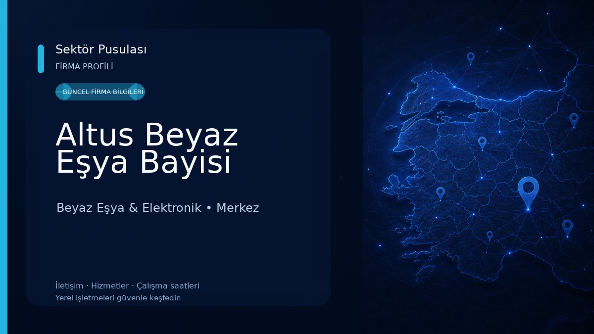 Altus Beyaz Eşya Bayisi Beyaz Eşya & Elektronik