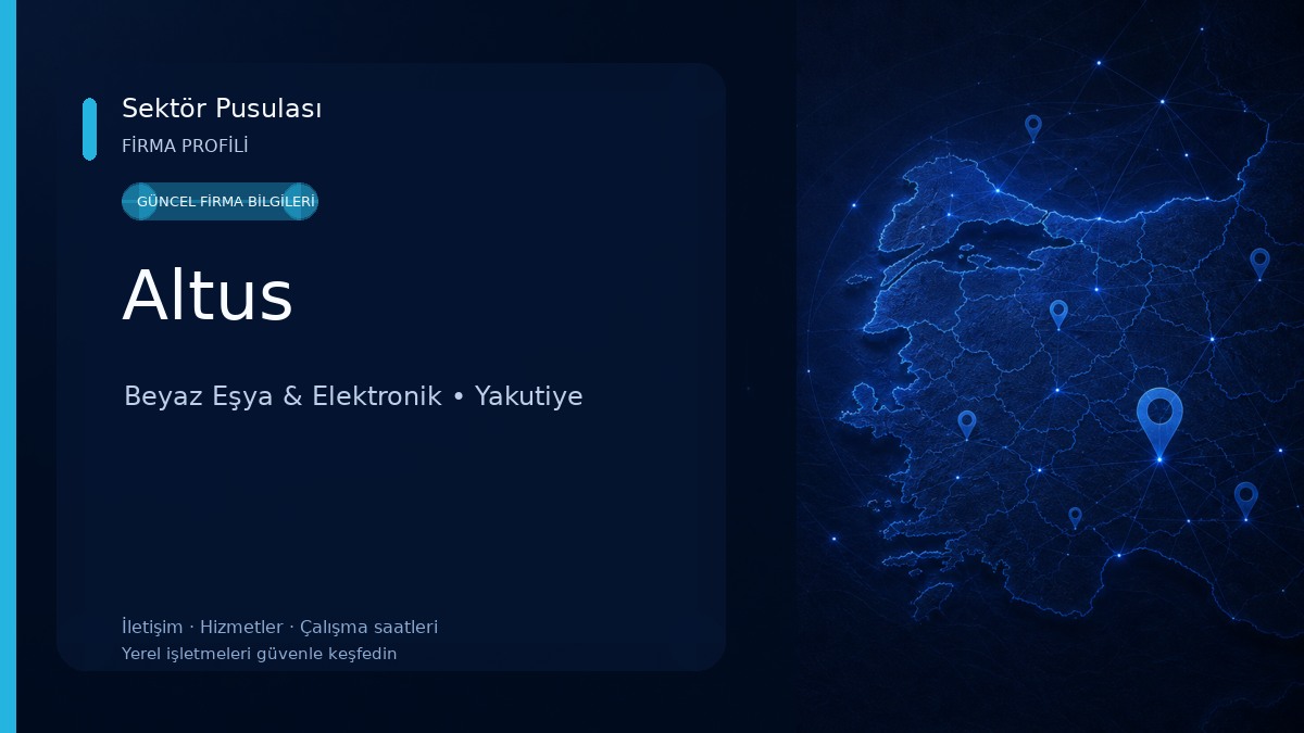 Altus Beyaz Eşya & Elektronik