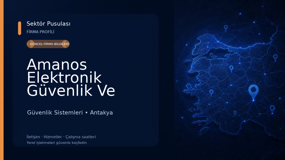 Amanos Elektronik Güvenlik Ve Bilişim Sist. Ltd. Şti. Güvenlik Sistemleri
