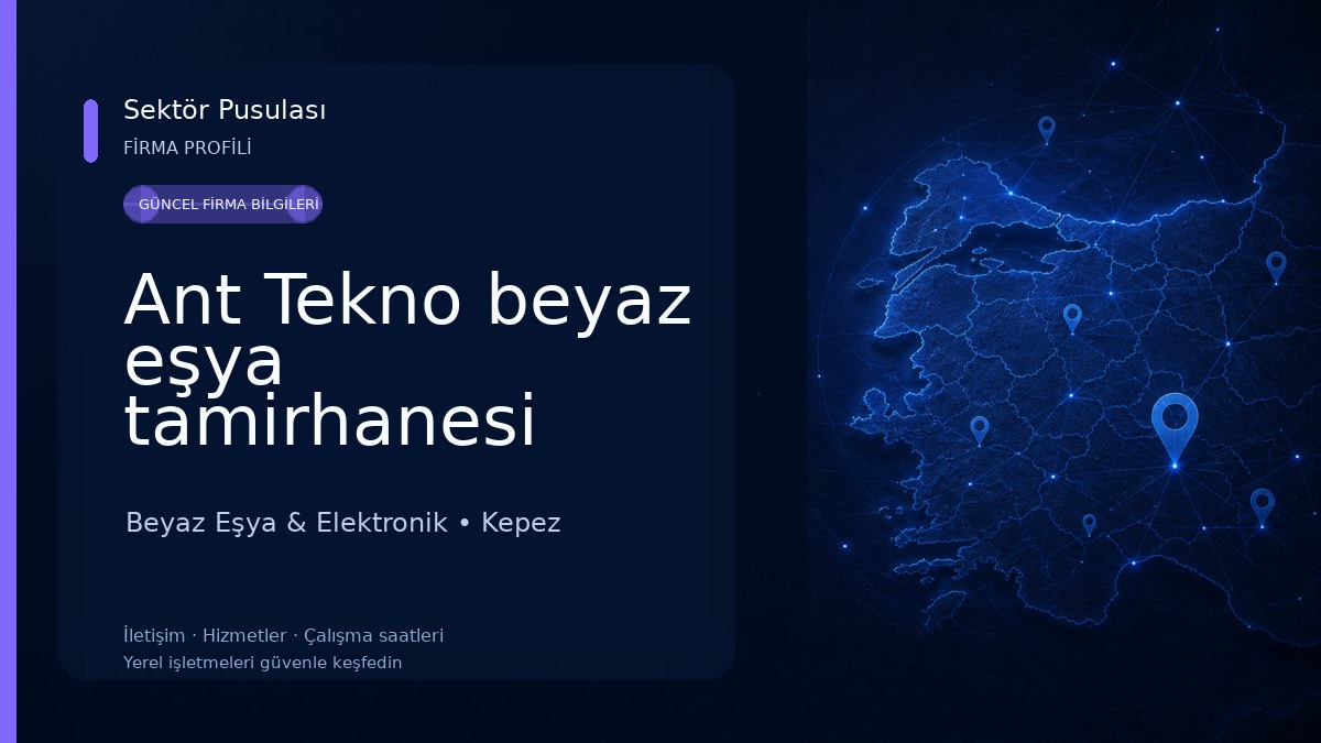 Ant Tekno beyaz eşya tamirhanesi Beyaz Eşya & Elektronik