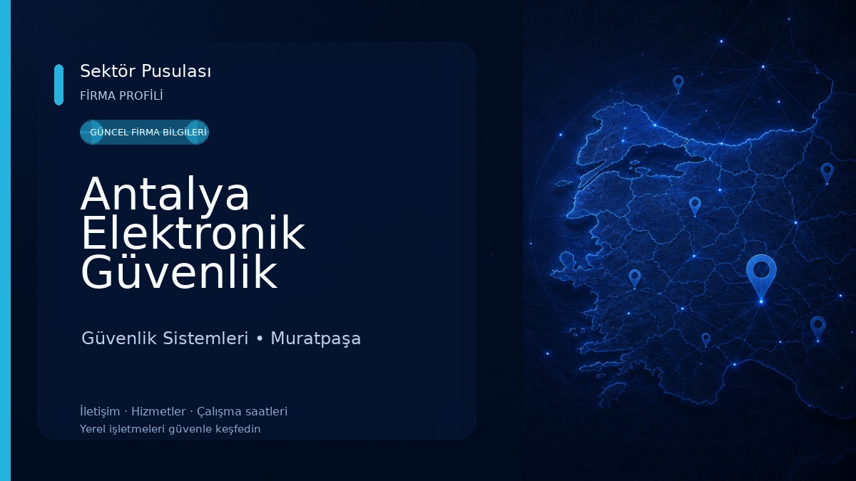 Antalya Elektronik Güvenlik Sistemleri Güvenlik Sistemleri