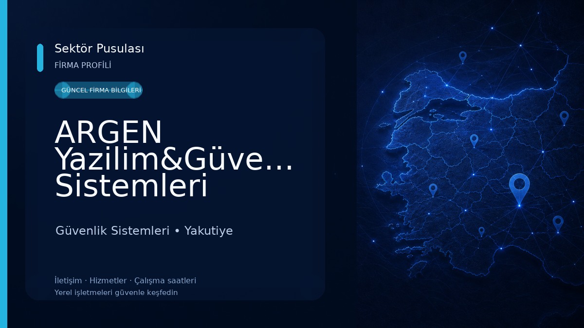 ARGEN Yazilim&Güvenlik Sistemleri Güvenlik Sistemleri