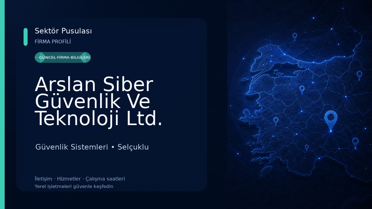 Arslan Siber Güvenlik Ve Teknoloji Ltd. Şti. Güvenlik Sistemleri