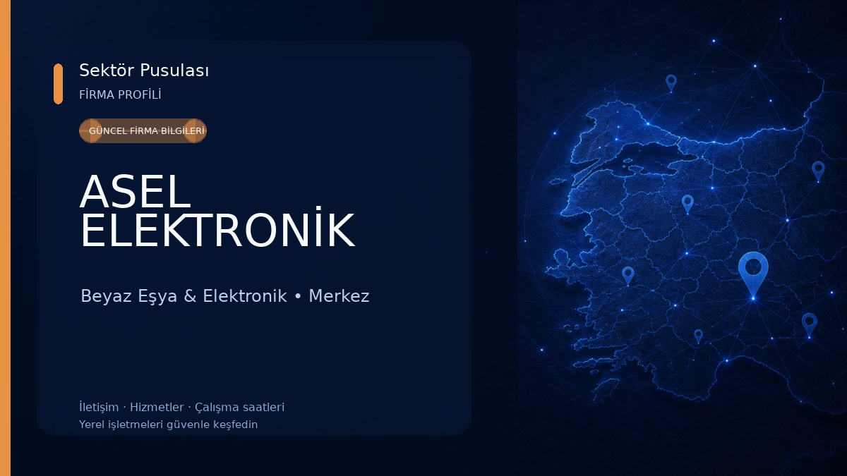 ASEL ELEKTRONİK Beyaz Eşya & Elektronik