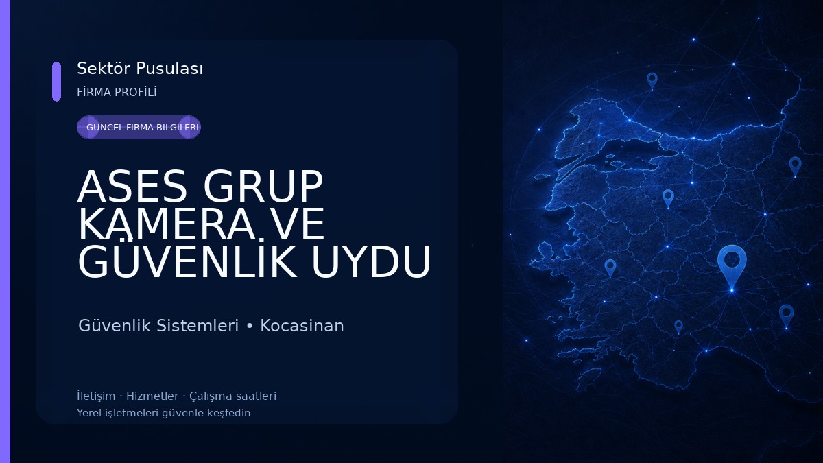 ASES GRUP KAMERA VE GÜVENLİK UYDU DİAFON SİSTEMLERİ Güvenlik Sistemleri