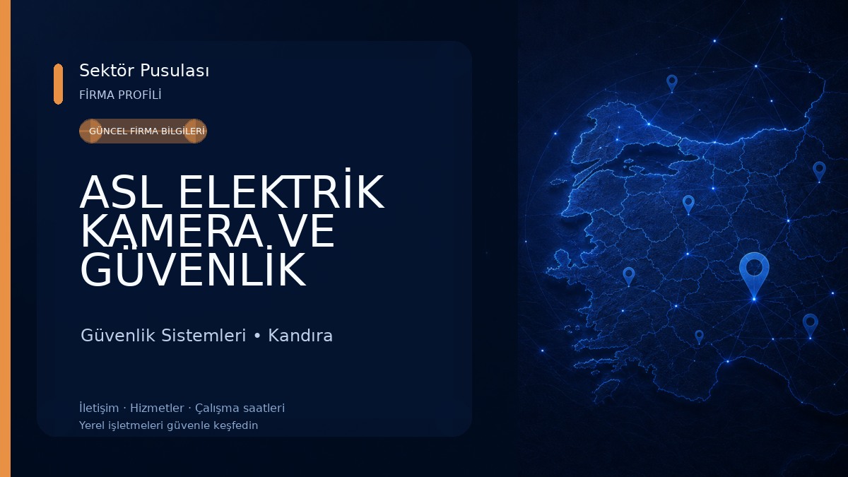ASL ELEKTRİK KAMERA VE GÜVENLİK SİSTEMLERİ Güvenlik Sistemleri