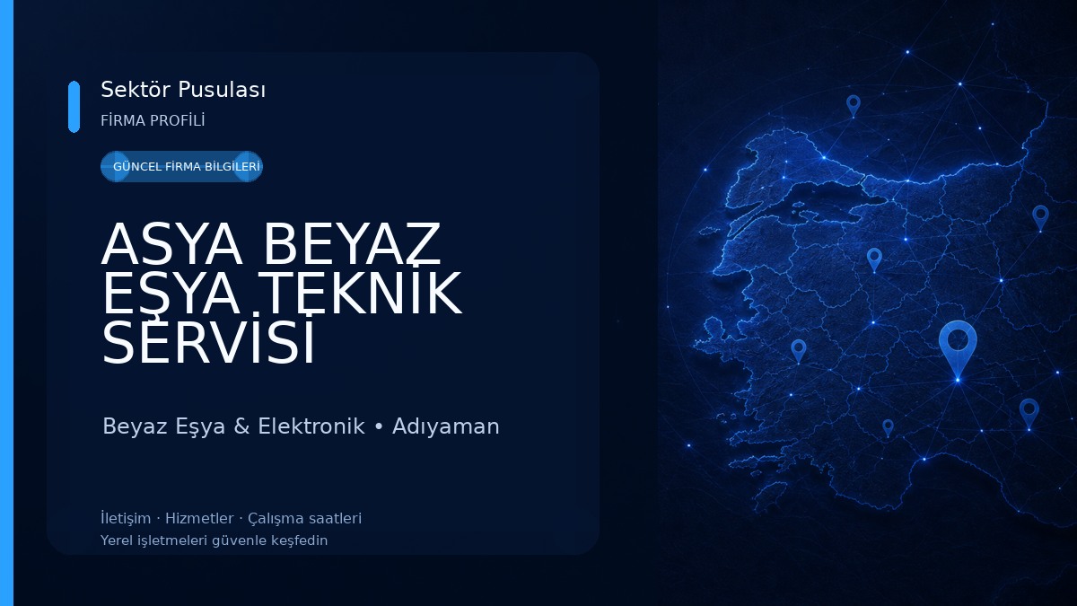 ASYA BEYAZ EŞYA TEKNİK SERVİSİ