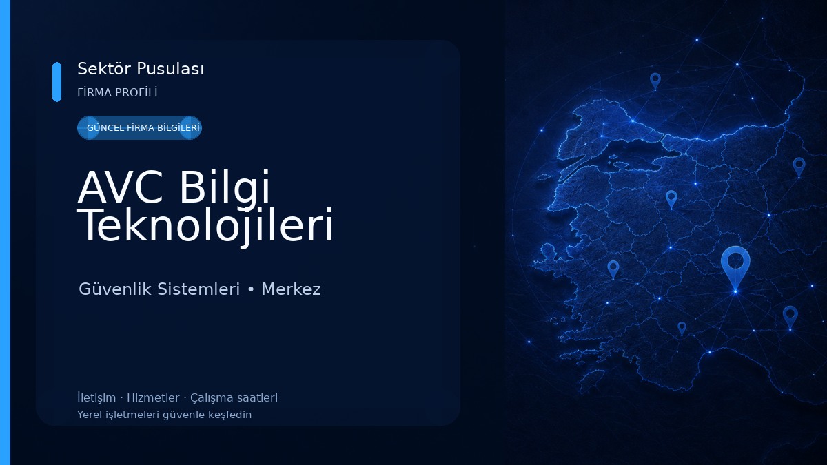 AVC Bilgi Teknolojileri Güvenlik Sistemleri