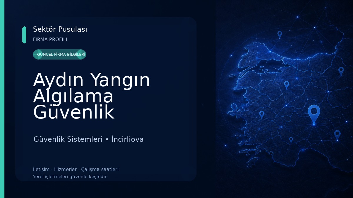 Aydın Yangın Algılama Güvenlik Sistemleri Güvenlik Sistemleri