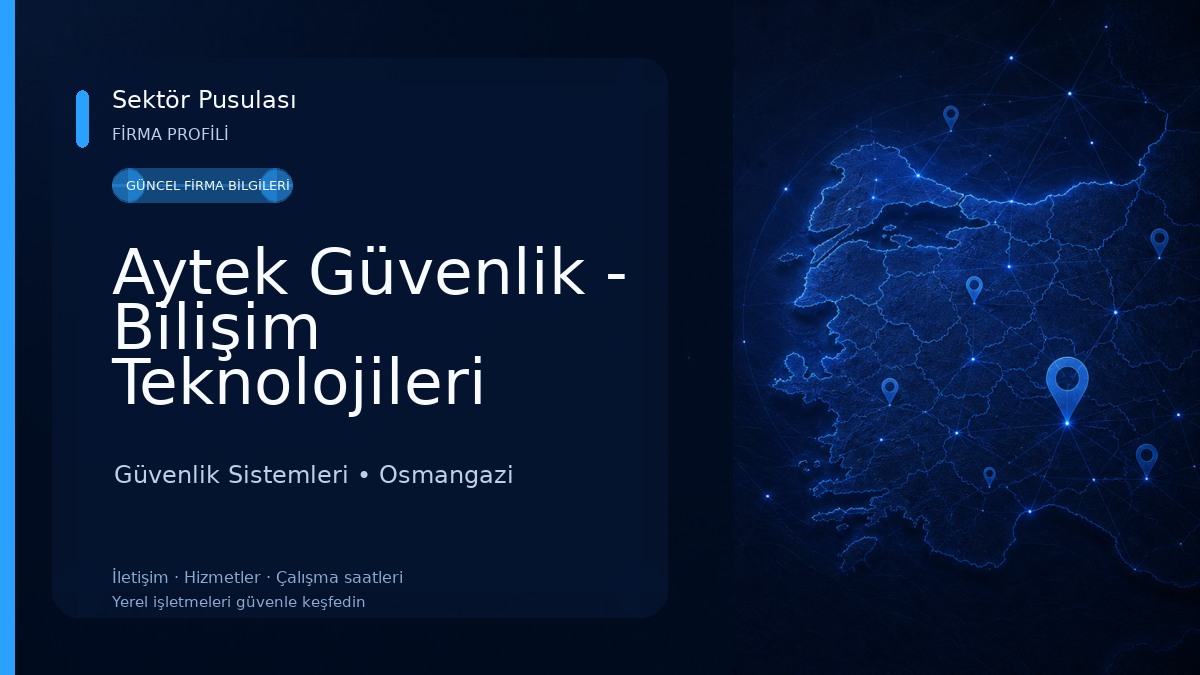Aytek Güvenlik - Bilişim Teknolojileri Güvenlik Sistemleri