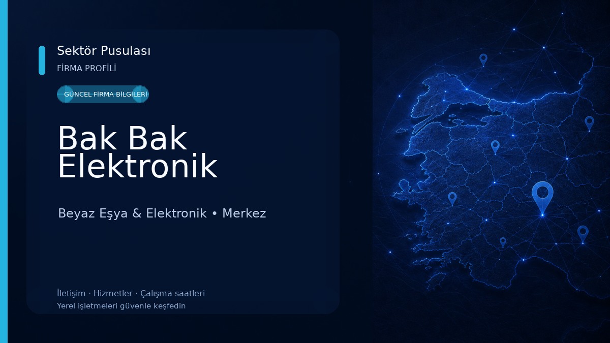 Bak Bak Elektronik