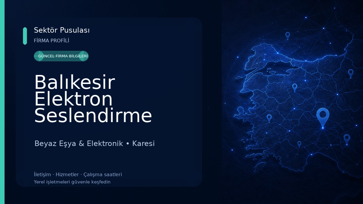 Balıkesir Elektron Seslendirme