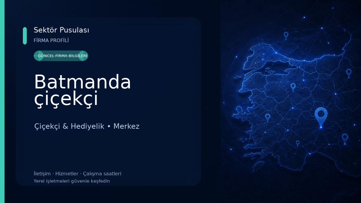 Batmanda çiçekçi Çiçekçi & Hediyelik