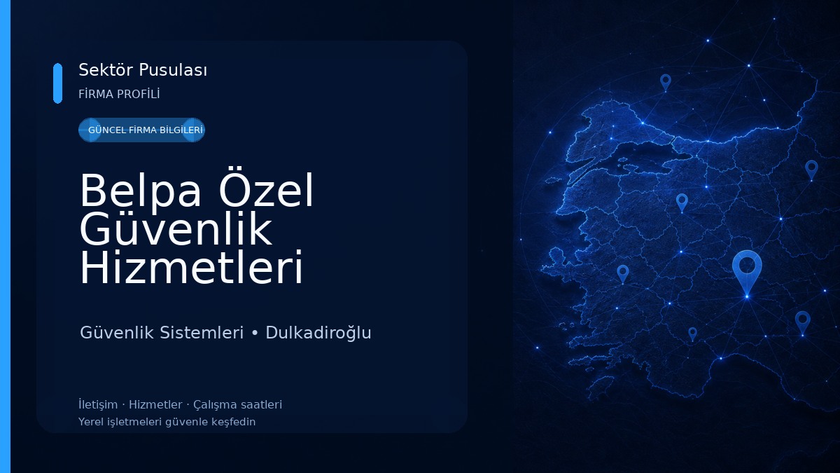Belpa Özel Güvenlik Hizmetleri Güvenlik Sistemleri