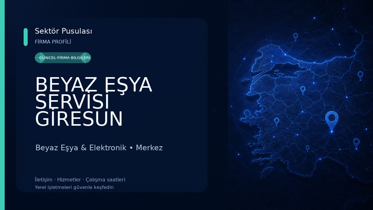 BEYAZ EŞYA SERVİSİ GİRESUN MERKEZ elektirikli ev aletleri Beyaz Eşya & Elektronik
