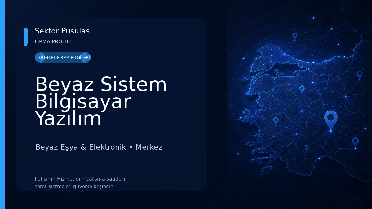 Beyaz Sistem Bilgisayar Yazılım Beyaz Eşya & Elektronik