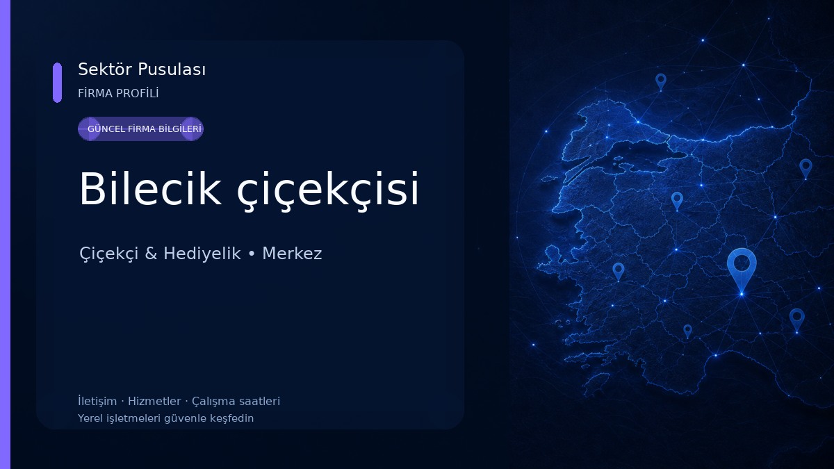 Bilecik çiçekçisi