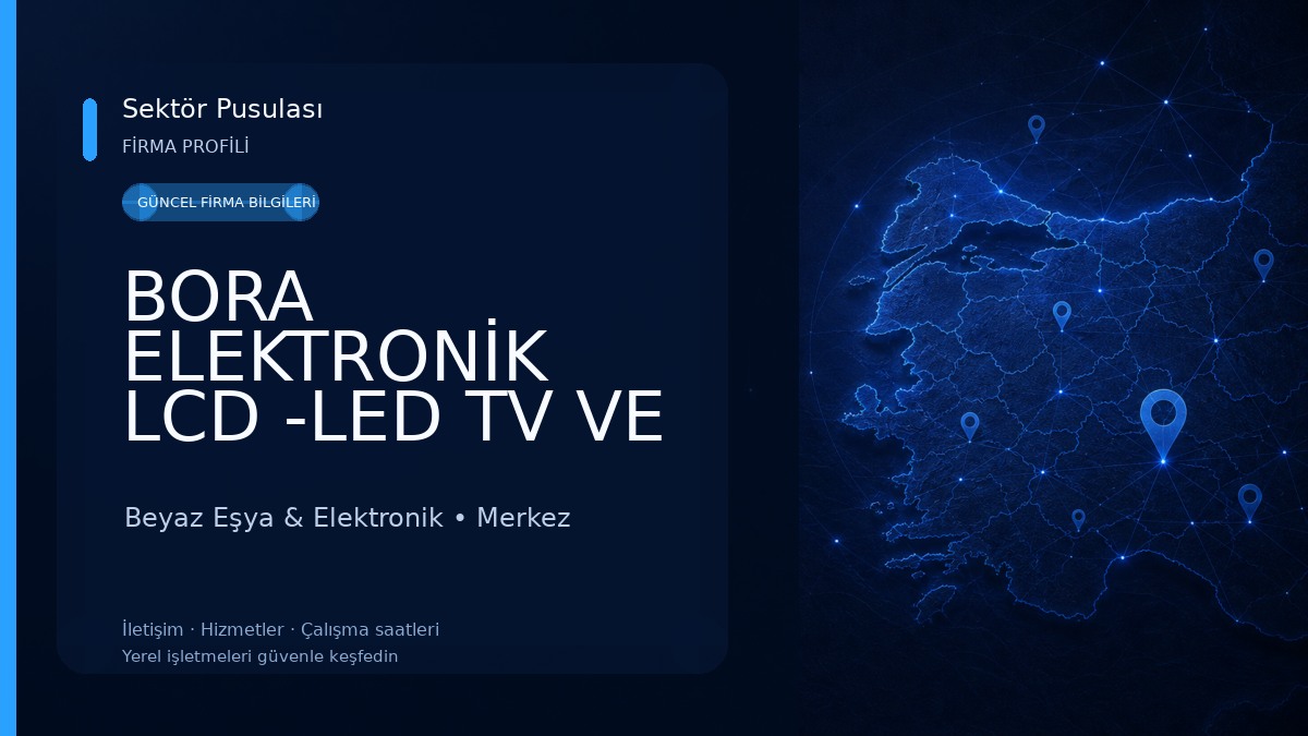 BORA ELEKTRONİK LCD -LED TV VE UYDU HASTANESİ ÇANAK ANTEN KURULUMU
