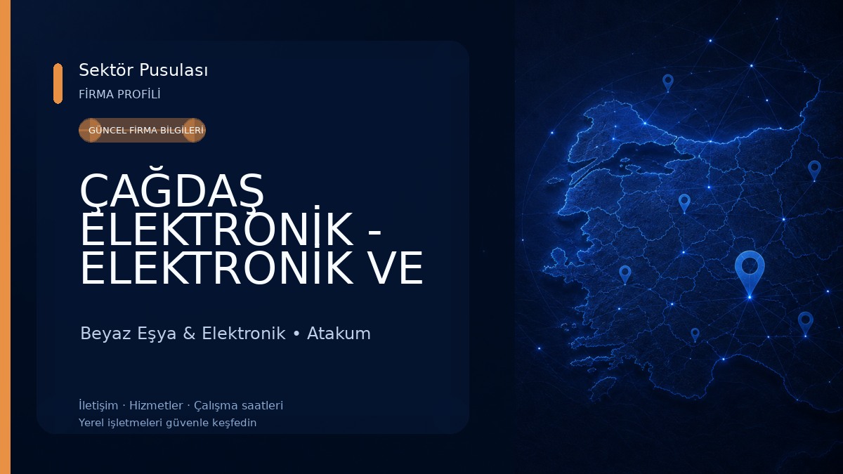 ÇAĞDAŞ ELEKTRONİK - ELEKTRONİK VE BEYAZ EŞYA TEKNİK SERVİSİ Beyaz Eşya & Elektronik