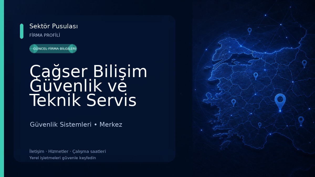 Çağser Bilişim Güvenlik ve Teknik Servis Güvenlik Sistemleri