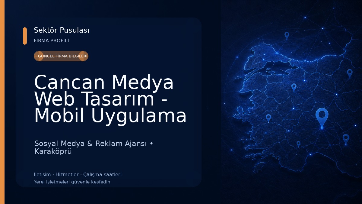 Cancan Medya Web Tasarım - Mobil Uygulama - Prodüksiyon - Animasyon Filmi - Sosyal Medya Yönetimi Sosyal Medya & Reklam Ajansı