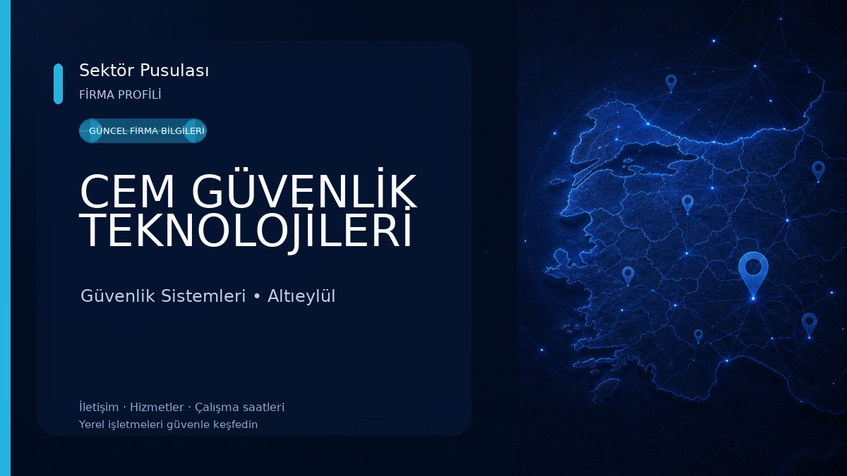 CEM GÜVENLİK TEKNOLOJİLERİ