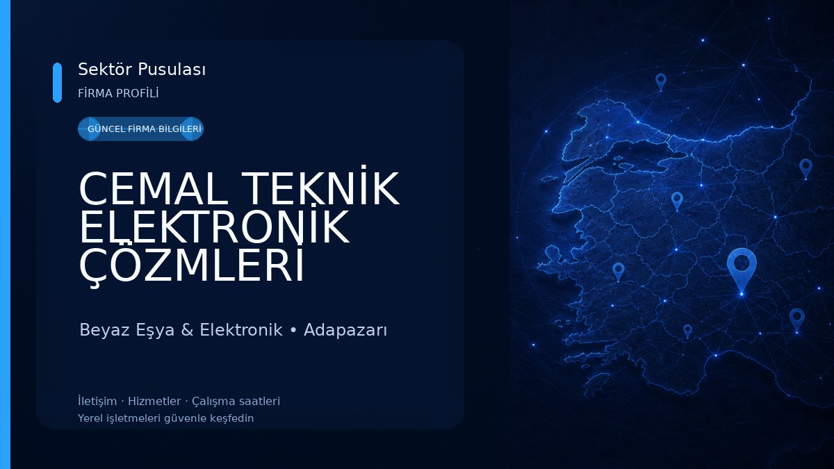 CEMAL TEKNİK ELEKTRONİK ÇÖZMLERİ /KOMBİ /KLİMA/BEYAZ EŞYA YEDEK PARÇA