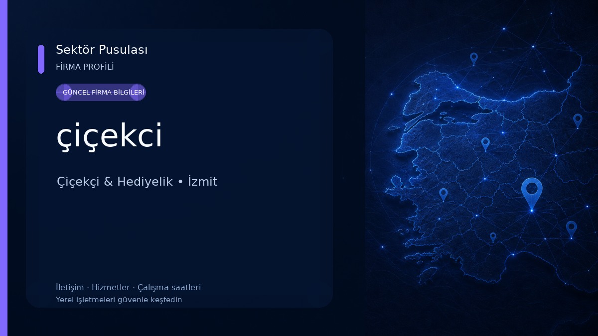 çiçekci