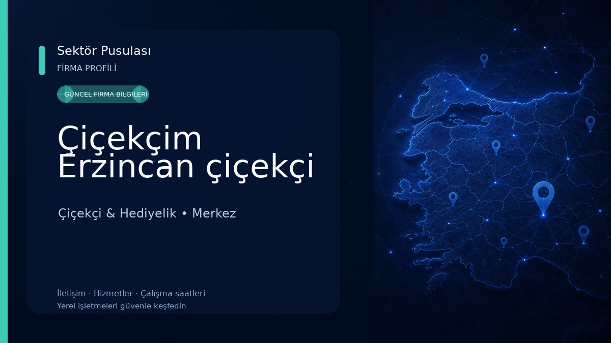 Çiçekçim Erzincan çiçekçi 
