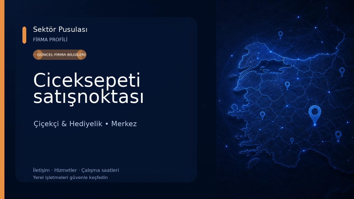 Ciceksepeti satışnoktası Çiçekçi & Hediyelik