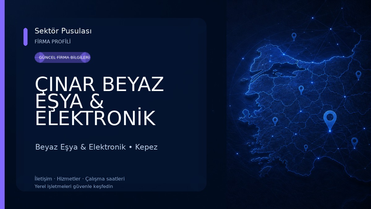 ÇINAR BEYAZ EŞYA & ELEKTRONİK Beyaz Eşya & Elektronik
