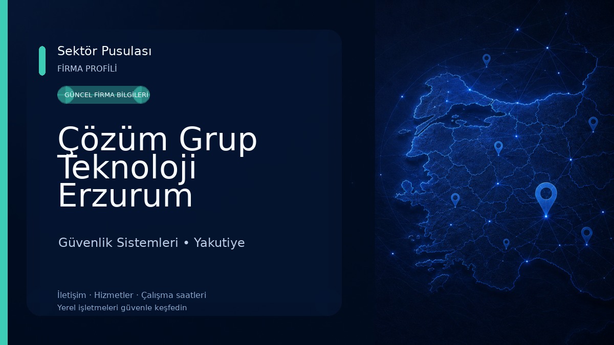Çözüm Grup Teknoloji Erzurum Güvenlik, Kamera Sistemleri, Erzurum Led Tabela, Erzurum LED Ekran