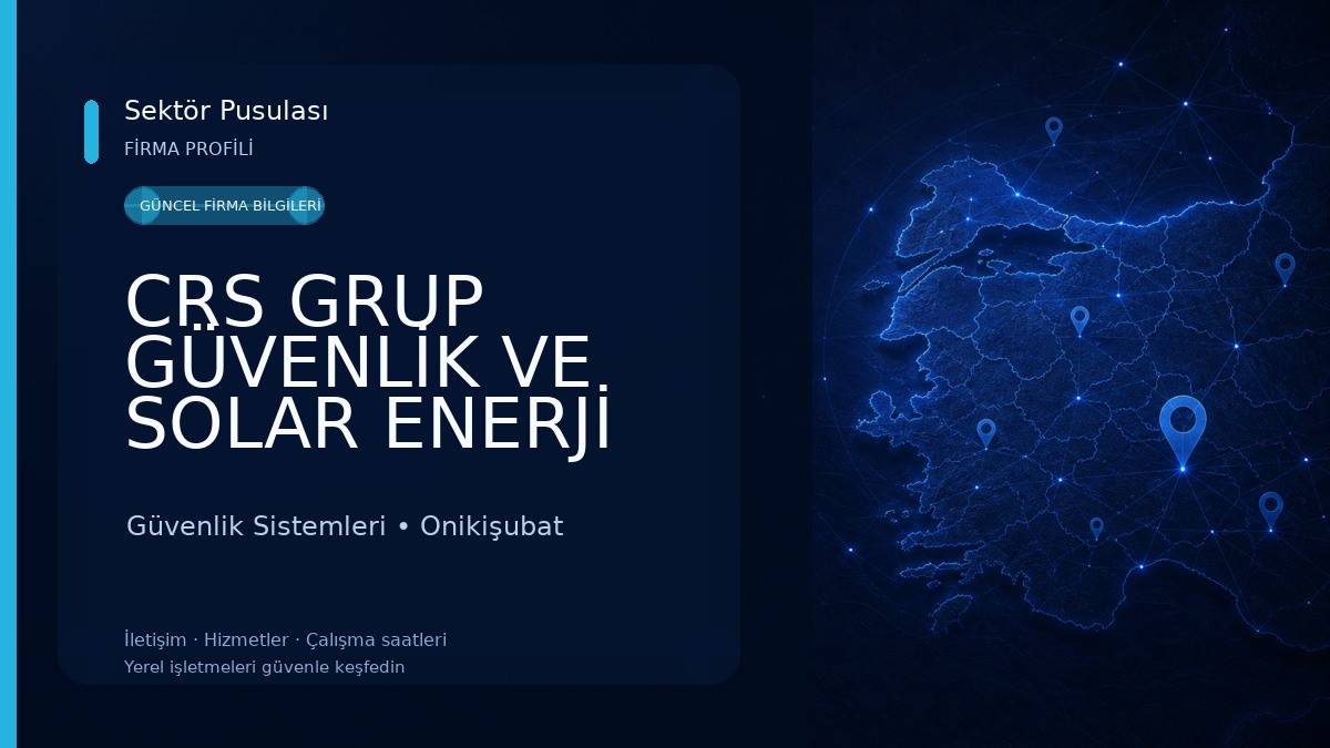 CRS GRUP GÜVENLİK VE SOLAR ENERJİ SİSTEMLERİ Güvenlik Sistemleri