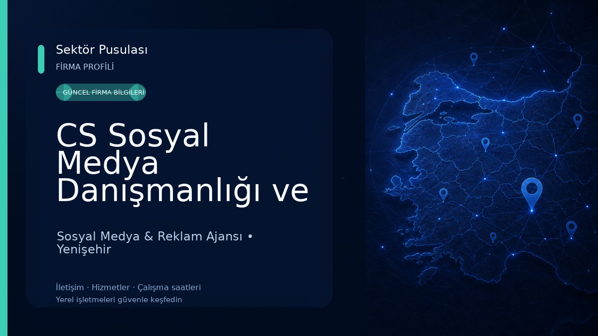 CS Sosyal Medya Danışmanlığı ve Uzmanı 