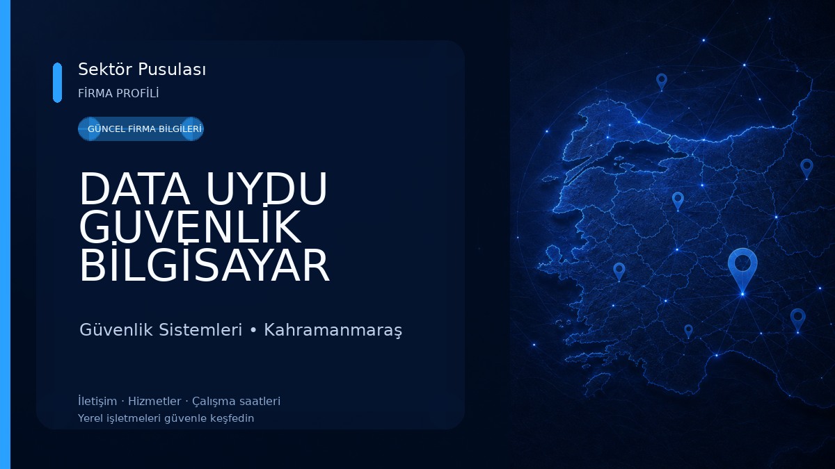 DATA UYDU GUVENLİK BİLGİSAYAR SİSTEMLERİ Güvenlik Sistemleri