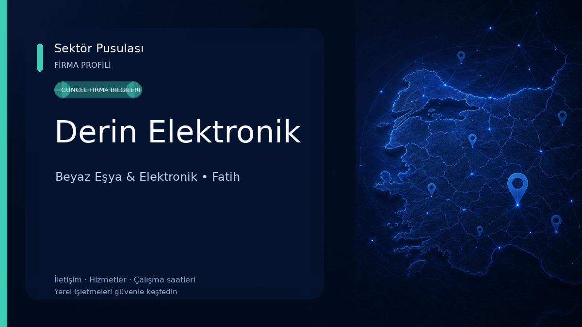 Derin Elektronik Beyaz Eşya & Elektronik