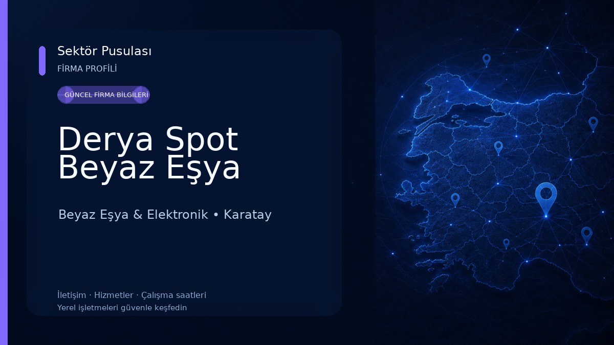 Derya Spot Beyaz Eşya