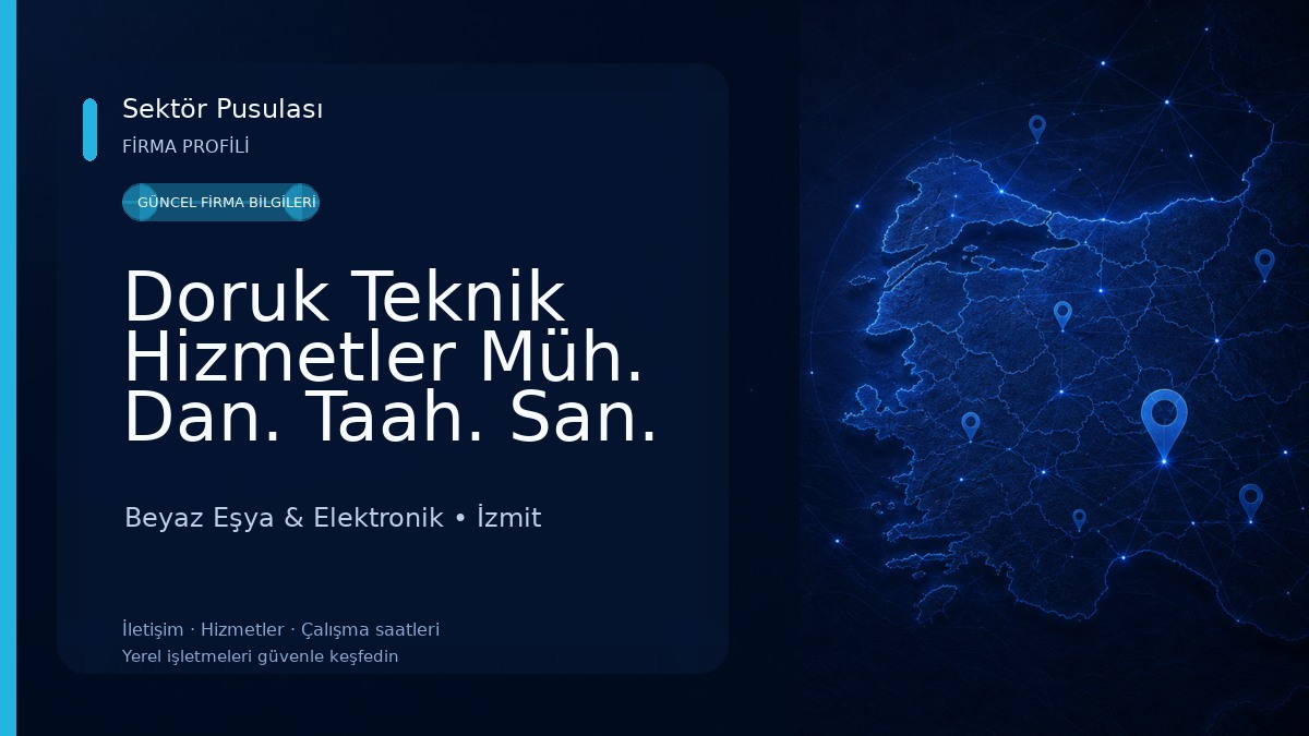 Doruk Teknik Hizmetler Müh. Dan. Taah. San. Tic. Ltd. Şti. Beyaz Eşya & Elektronik