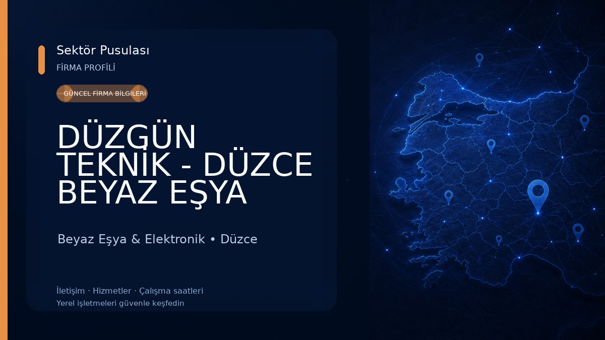 DÜZGÜN TEKNİK - DÜZCE BEYAZ EŞYA YETKİLİ SERVİS ALVEUS Beyaz Eşya & Elektronik