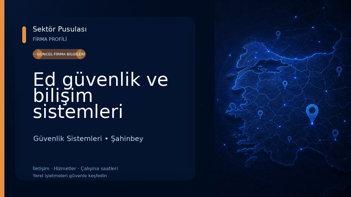 Ed güvenlik ve bilişim sistemleri 