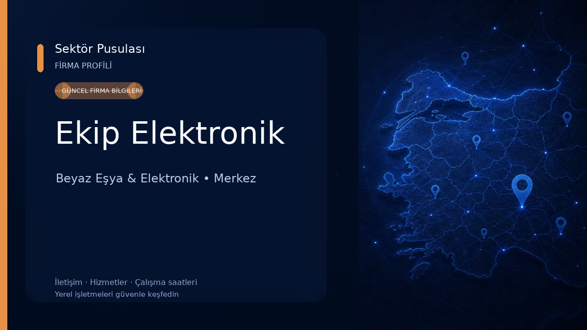 Ekip Elektronik Beyaz Eşya & Elektronik